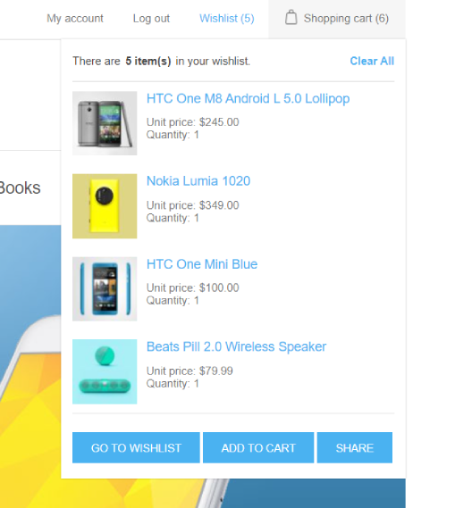mini wishlist plugin mini wishlist
